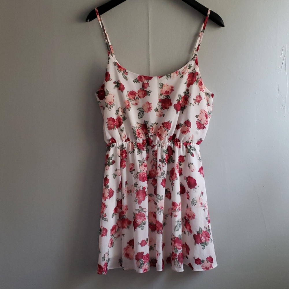 flower print dress